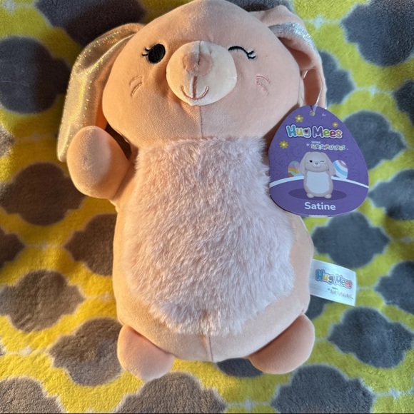 Squishmallow Hug Mees Satine the Bunny Rabbit Easter 10” Plush - Picture 1 of 5